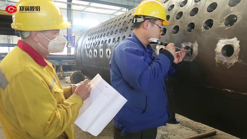 做好质量把关，汽包胀接孔质检