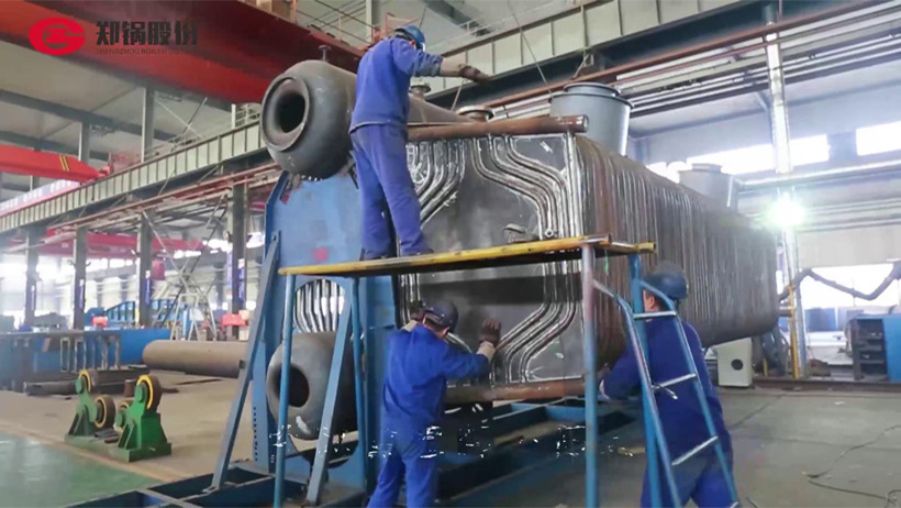 永利yl23455车间燃气锅炉焊接