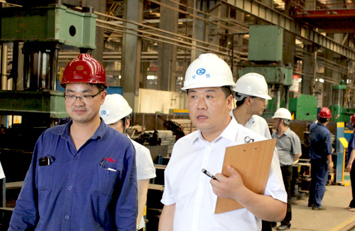 永利yl23455总裁对车间“6S”事情举行阶段性检查