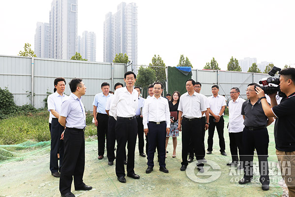 郑州市向导一行视察指导永利yl23455工业园项目